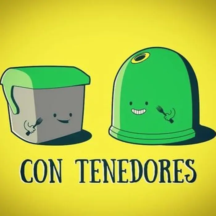 Con tenedores